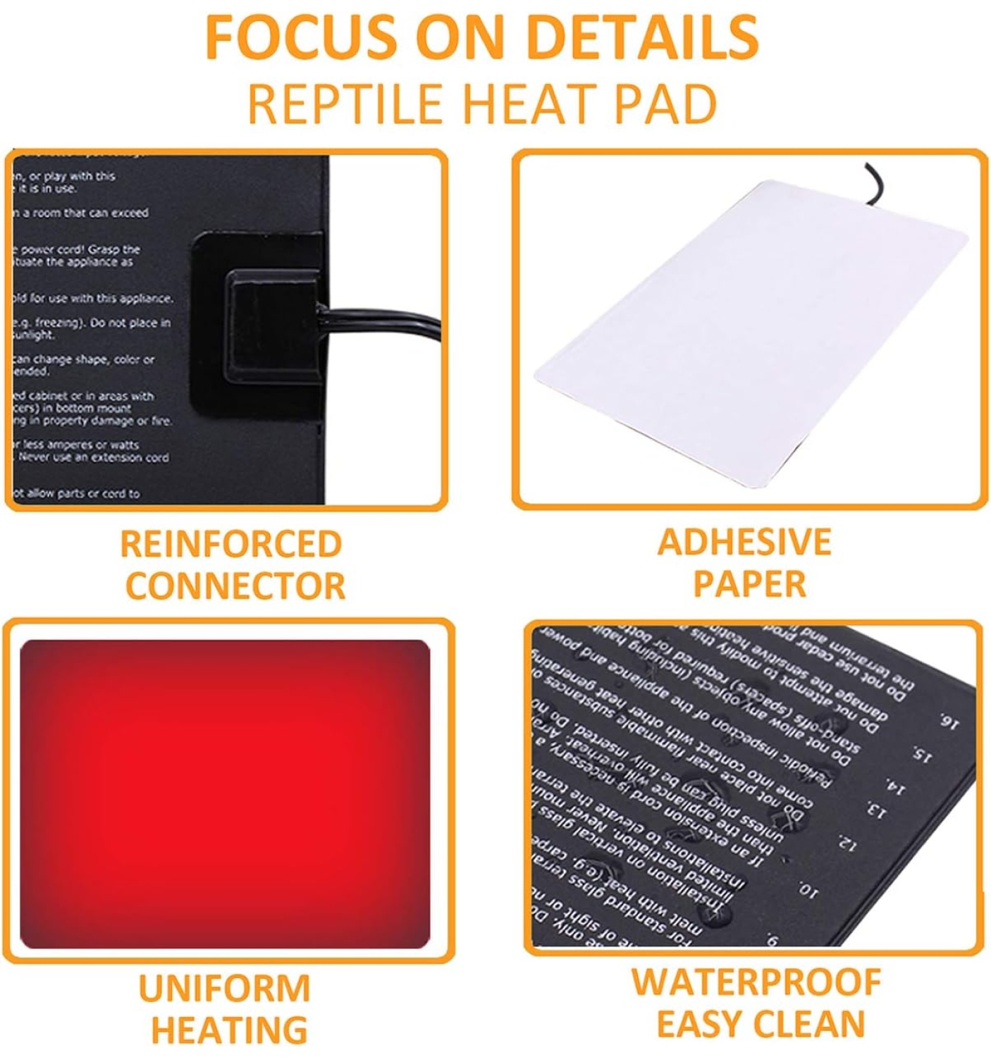 Reptile heat pad