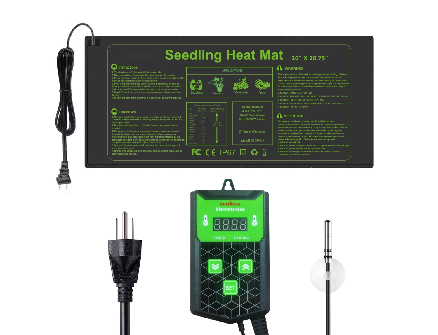 Heat Mat with Thermostat