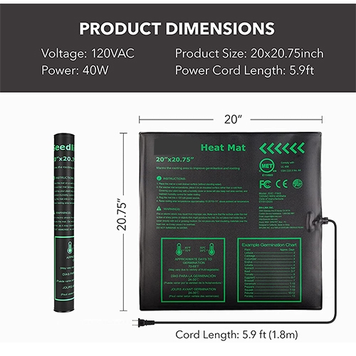 Seedling Heat Mat 20X20